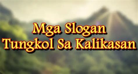 slogan about agriculture tagalog|Slogan Tungkol Sa Kalikasan: 10+ Na Mga .